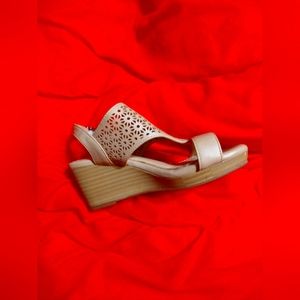 Beige wedges size 12